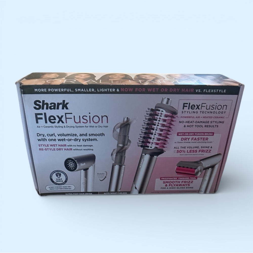 Shark FlexFusion Hair Styling Tool - Silver